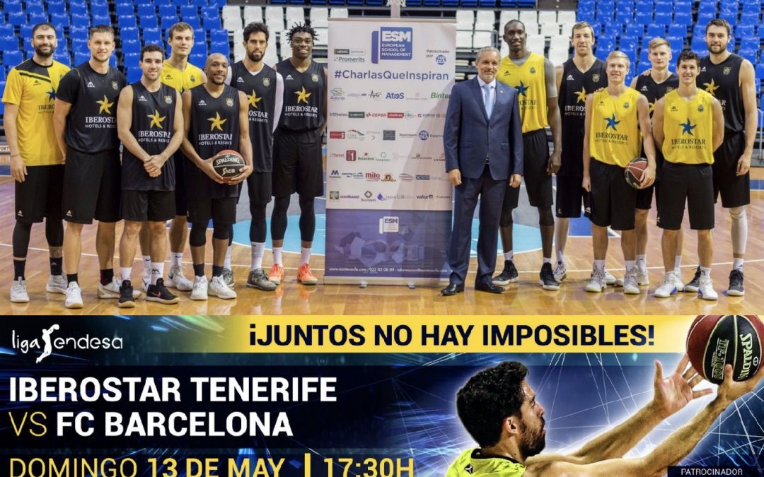 ESM patrocinó el encuentro del CBC Iberostar Tenerife contra el FC Barcelona Basket